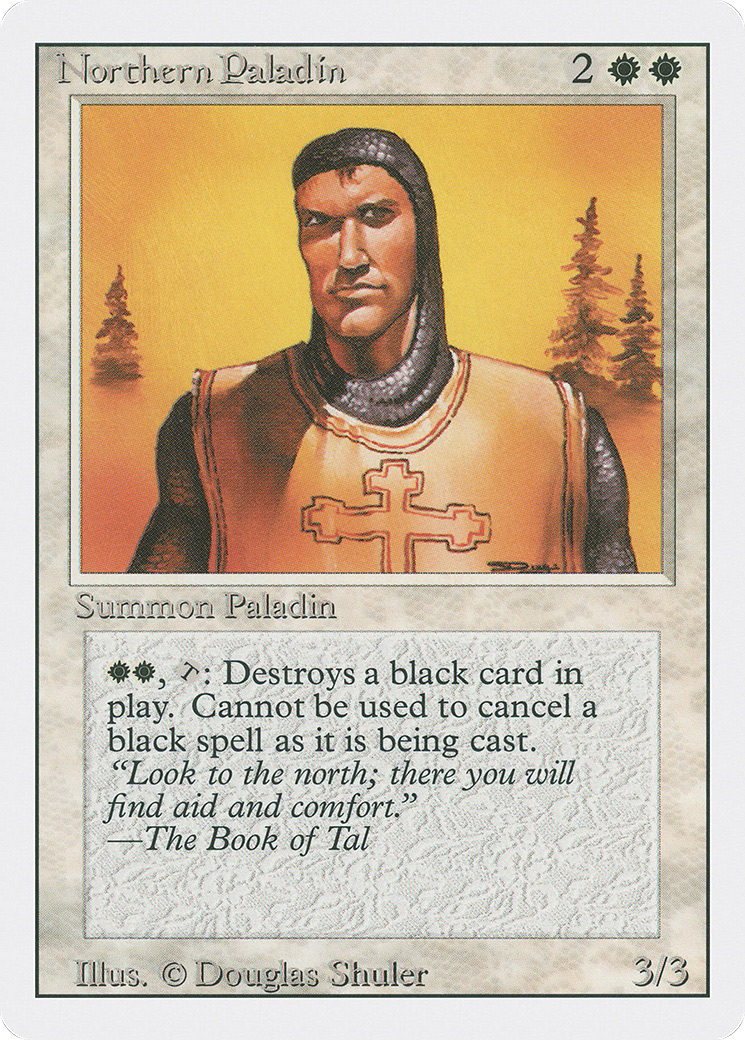 Northern Paladin (3ED-029) - Revised Edition - Premium MTG Single from Wizards of the Coast - Just $1.40! Shop now at Game Crave Tournament Store