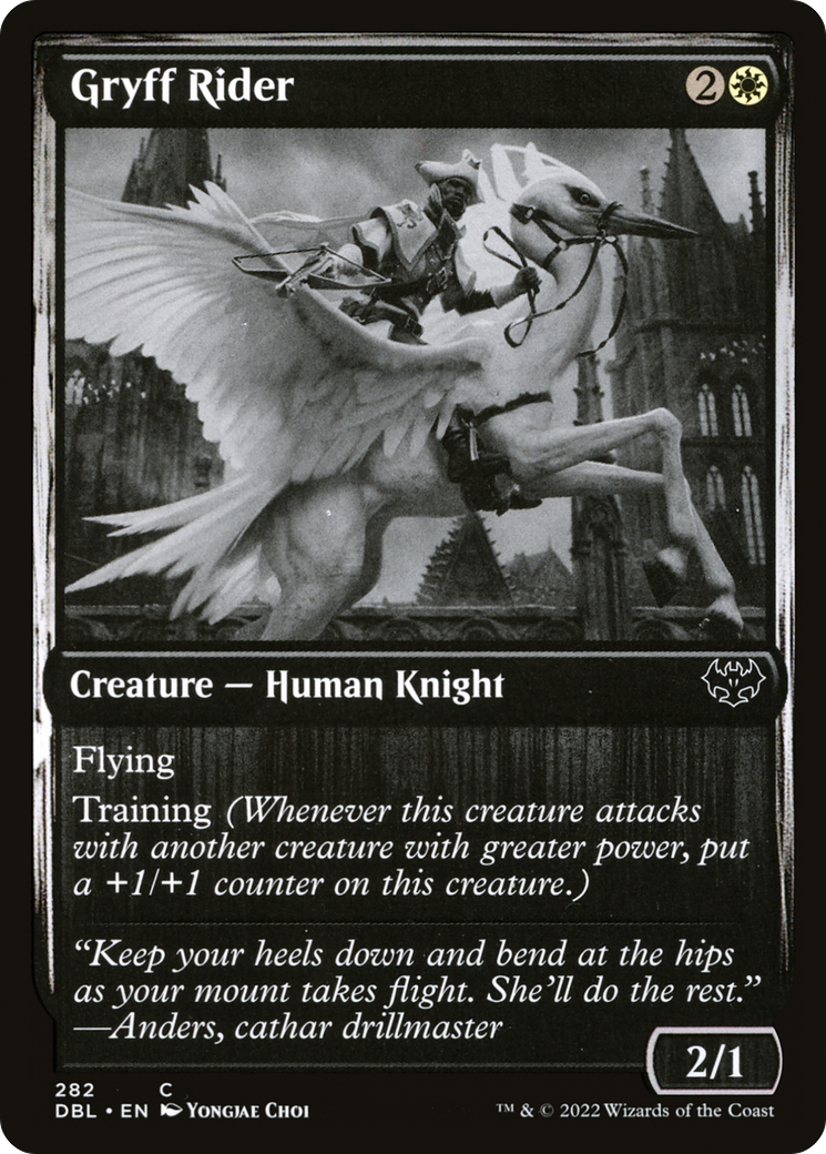 Gryff Rider (DBL-282) - Innistrad: Double Feature - Premium MTG Single from Wizards of the Coast - Just $0.08! Shop now at Game Crave Tournament Store