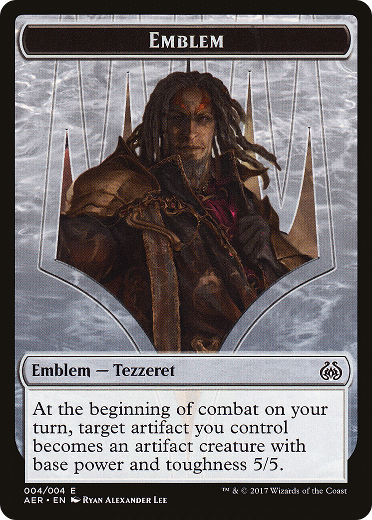Tezzeret the Schemer Emblem (TAER-004) - Aether Revolt Tokens - Premium MTG Single from Wizards of the Coast - Just $0.08! Shop now at Game Crave Tournament Store