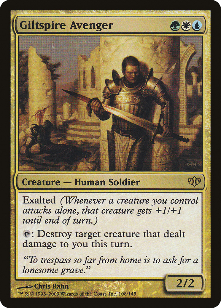 Giltspire Avenger (CON-108) - Conflux Foil - Premium MTG Single from Wizards of the Coast - Just $0.25! Shop now at Game Crave Tournament Store