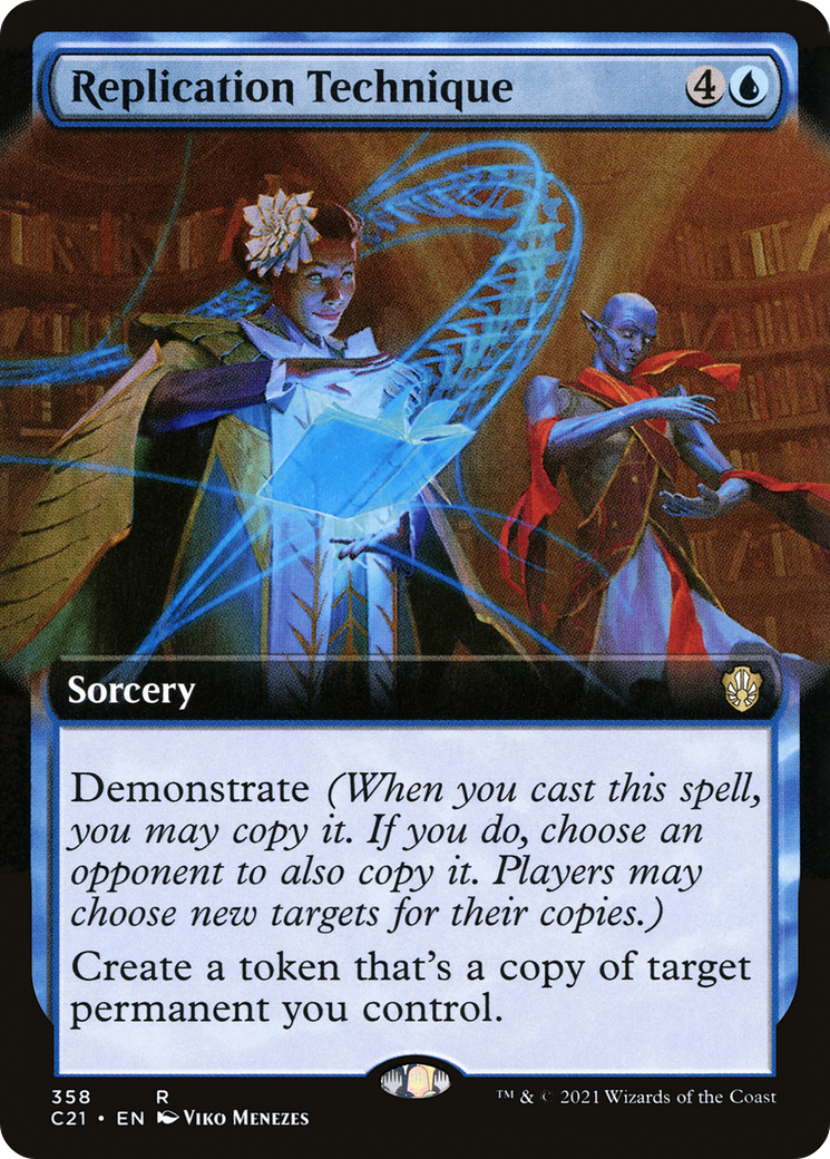 Replication Technique (C21-358) - Commander 2021: (Extended Art) - Premium MTG Single from Wizards of the Coast - Just $0.26! Shop now at Game Crave Tournament Store