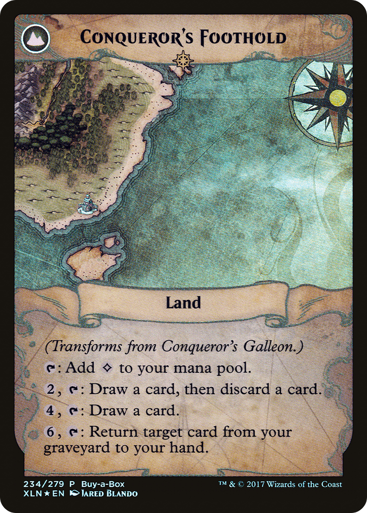 Conqueror's Galleon // Conqueror's Foothold (PXTC-234) - XLN Treasure Chest: (compasslanddfc) Foil - Premium MTG Single from Wizards of the Coast - Just $2.78! Shop now at Game Crave Tournament Store
