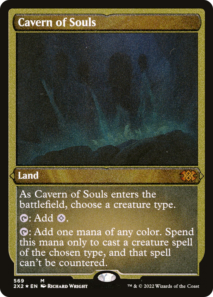 Cavern of Souls (2X2-569) - Double Masters 2022 Etched Foil - Premium MTG Single from Wizards of the Coast - Just $12.36! Shop now at Game Crave Tournament Store