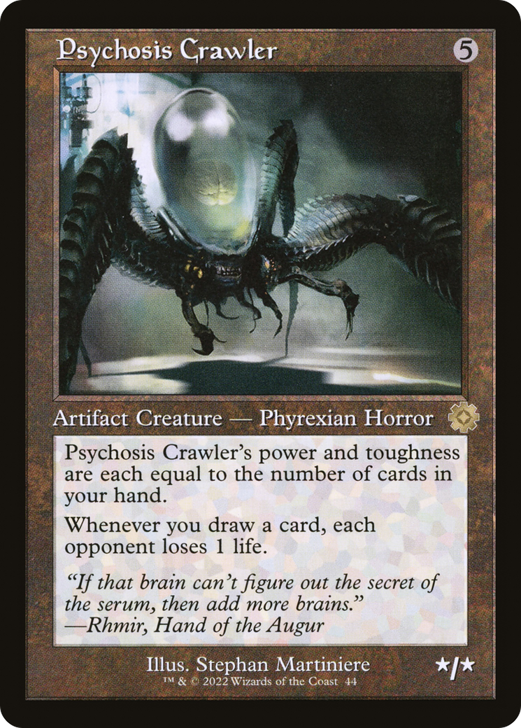 Psychosis Crawler (BRR-044) - The Brothers' War Retro Artifacts Foil - Premium MTG Single from Wizards of the Coast - Just $0.20! Shop now at Game Crave Tournament Store