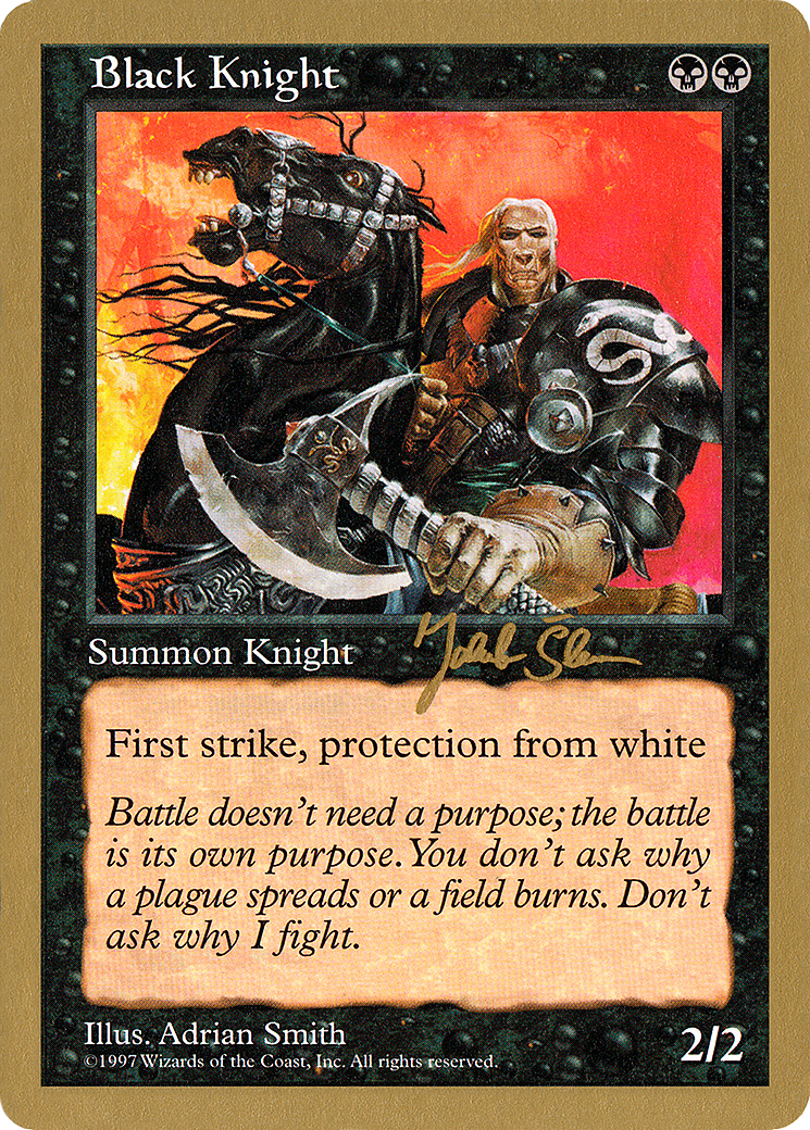 Black Knight (WC97-JS143) - World Championship Decks 1997 - Premium MTG Single from Wizards of the Coast - Just $0.78! Shop now at Game Crave Tournament Store
