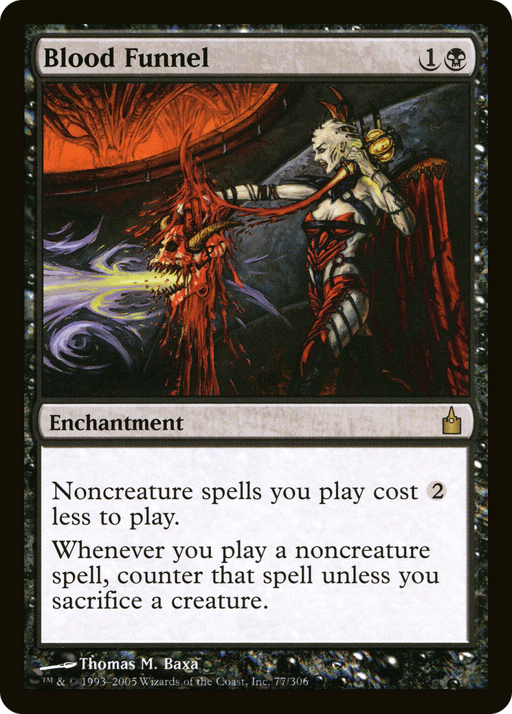 Blood Funnel (RAV-077) - Ravnica: City of Guilds Foil - Premium MTG Single from Wizards of the Coast - Just $1.93! Shop now at Game Crave Tournament Store
