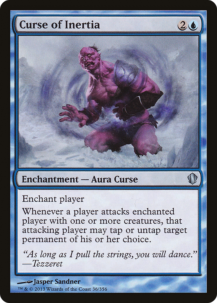Curse of Inertia (C13-036) - Commander 2013 - Premium MTG Single from Wizards of the Coast - Just $0.08! Shop now at Game Crave Tournament Store