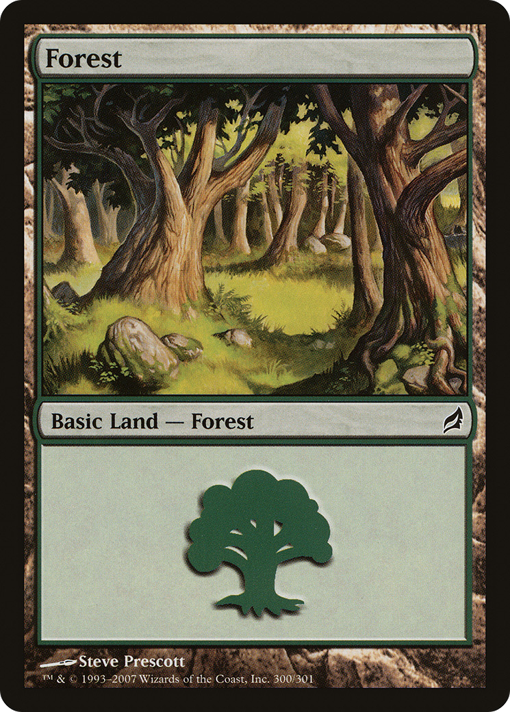 Forest (LRW-300) - Lorwyn - Premium MTG Single from Wizards of the Coast - Just $0.23! Shop now at Game Crave Tournament Store