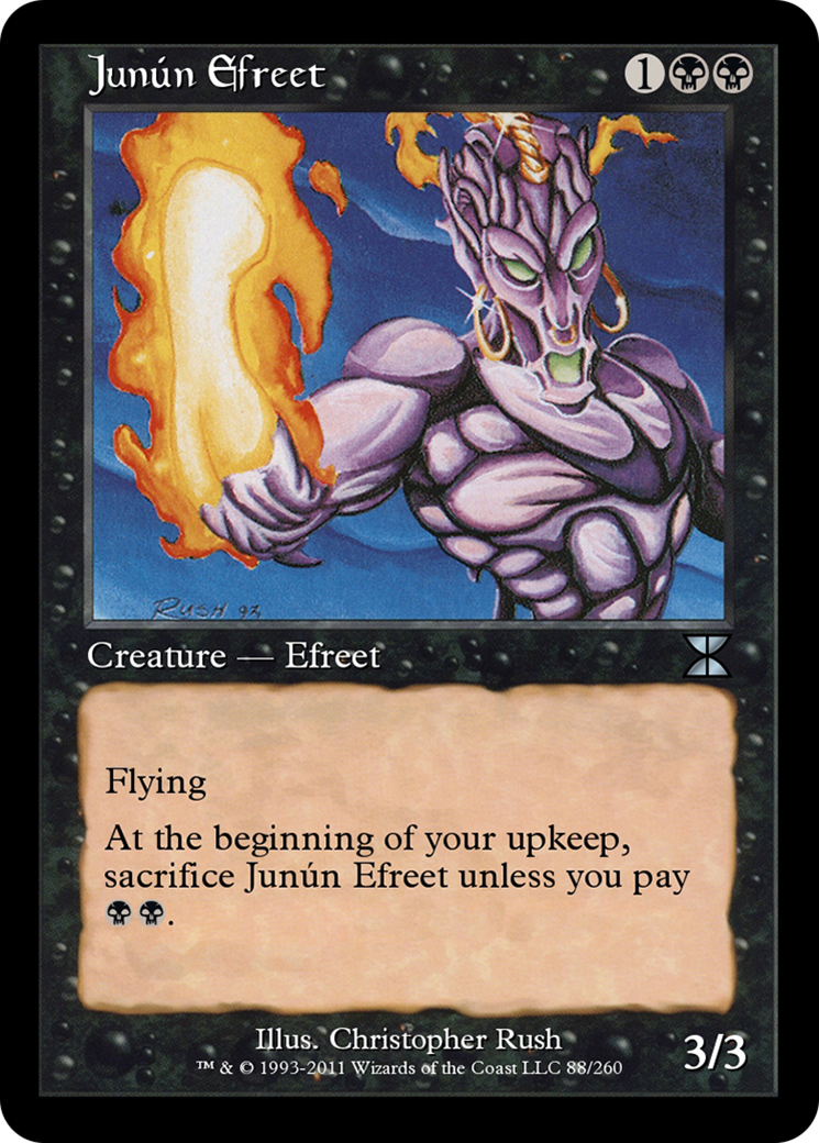 Junún Efreet (ME4-088) - Masters Edition IV Foil - Premium MTG Single from Wizards of the Coast - Just $0! Shop now at Game Crave Tournament Store