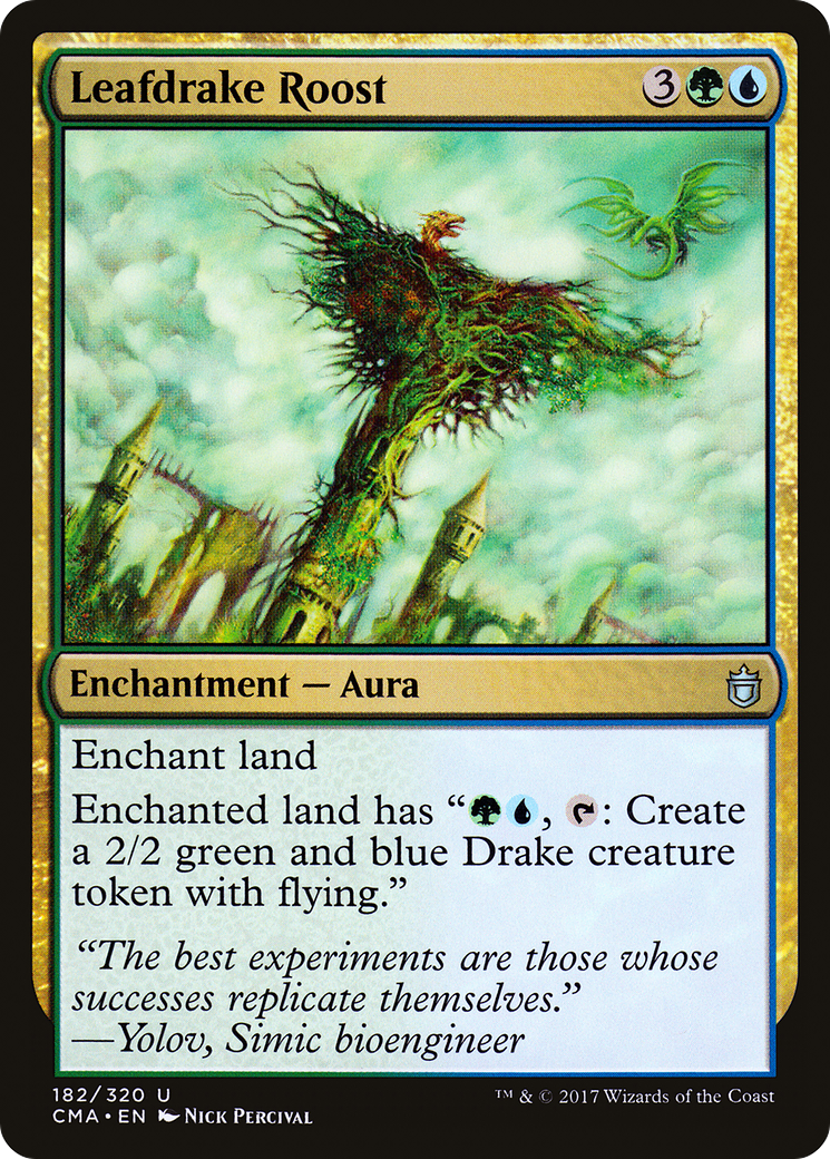 Leafdrake Roost (CMA-182) - Commander Anthology - Premium MTG Single from Wizards of the Coast - Just $0.25! Shop now at Game Crave Tournament Store