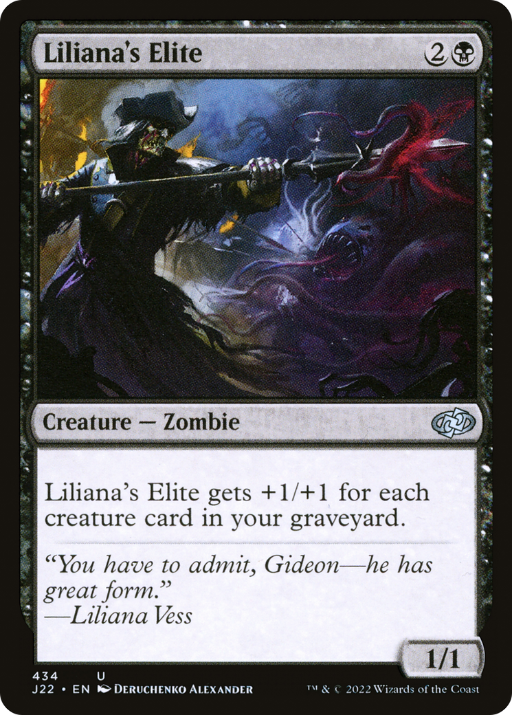 Liliana's Elite (J22-434) - Jumpstart 2022 - Premium MTG Single from Wizards of the Coast - Just $0.08! Shop now at Game Crave Tournament Store