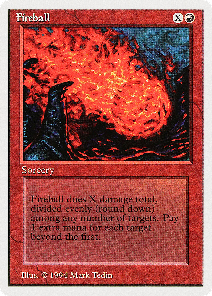 Fireball (SUM-150) - Summer Magic / Edgar - Premium MTG Single from Wizards of the Coast - Just $0.08! Shop now at Game Crave Tournament Store