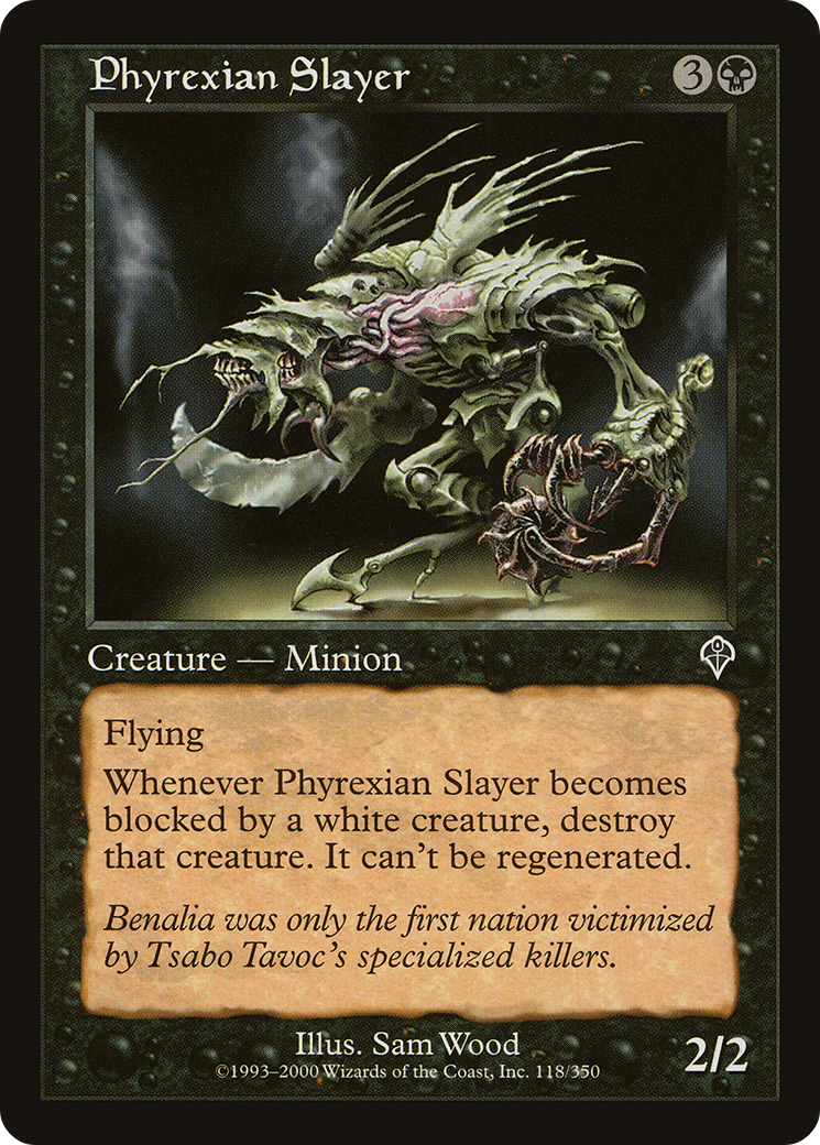Phyrexian Slayer (INV-118) - Invasion - Premium MTG Single from Wizards of the Coast - Just $0.08! Shop now at Game Crave Tournament Store