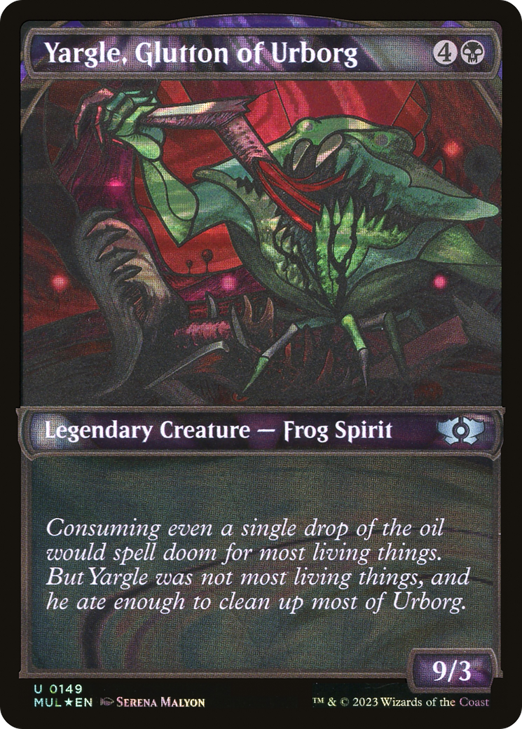 Yargle, Glutton of Urborg (MUL-149) - Multiverse Legends: (Showcase) Foil - Premium MTG Single from Wizards of the Coast - Just $0.08! Shop now at Game Crave Tournament Store