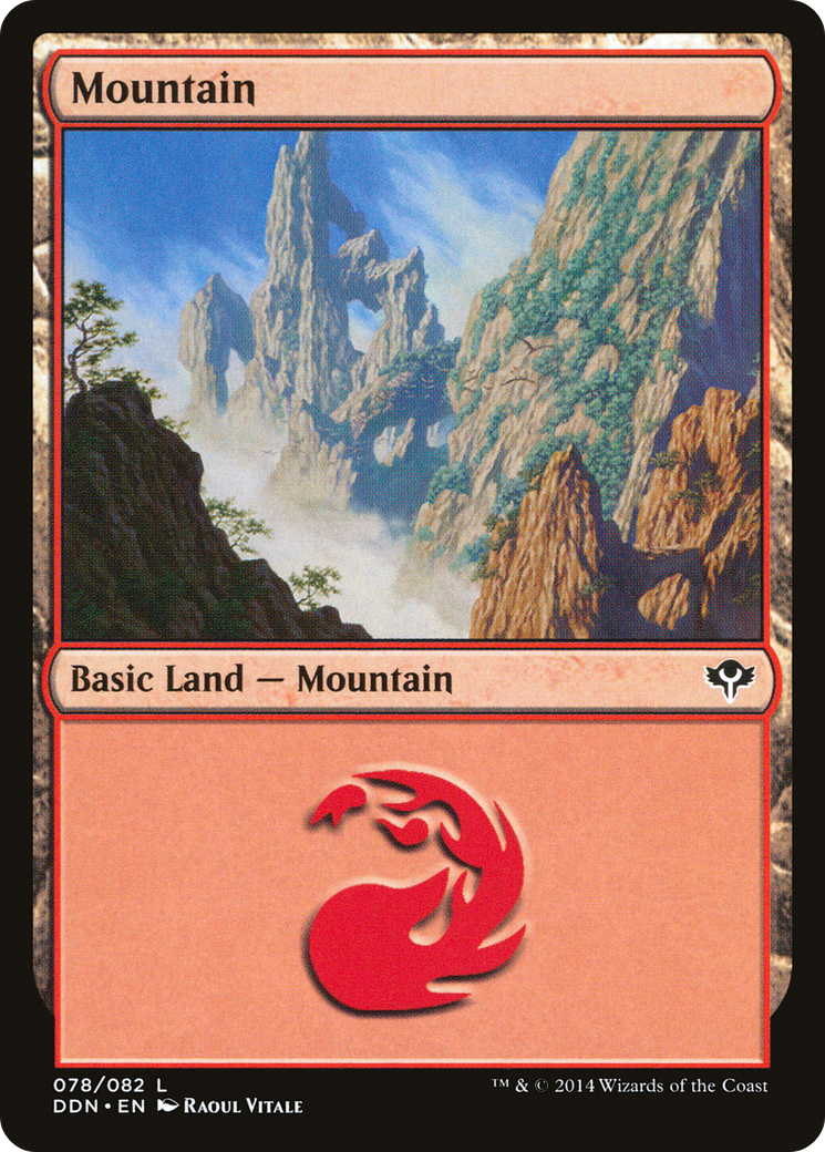 Mountain (DDN-078) - Duel Decks: Speed vs. Cunning - Premium MTG Single from Wizards of the Coast - Just $0.25! Shop now at Game Crave Tournament Store