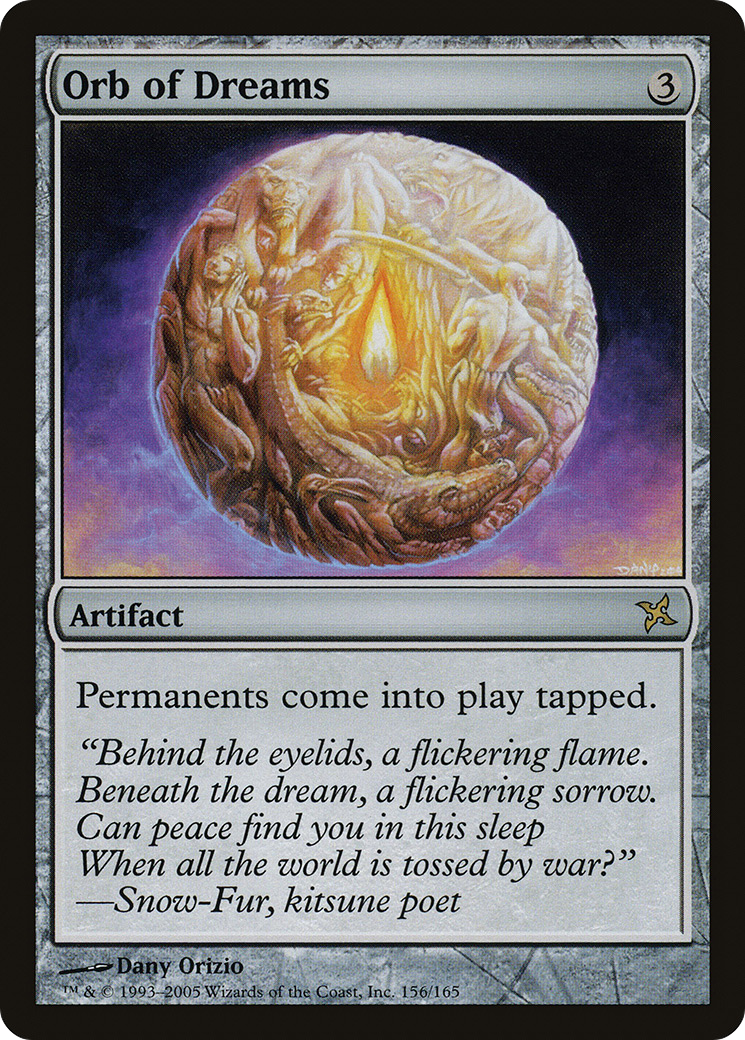 Orb of Dreams (BOK-156) - Betrayers of Kamigawa - Premium MTG Single from Wizards of the Coast - Just $2.93! Shop now at Game Crave Tournament Store