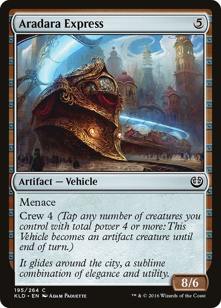 Aradara Express (KLD-195) - Kaladesh - Premium MTG Single from Wizards of the Coast - Just $0.25! Shop now at Game Crave Tournament Store