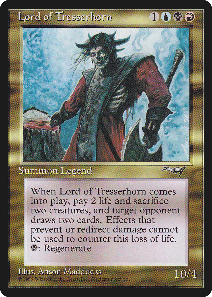 Lord of Tresserhorn (ALL-112) - Alliances - Premium MTG Single from Wizards of the Coast - Just $2.59! Shop now at Game Crave Tournament Store