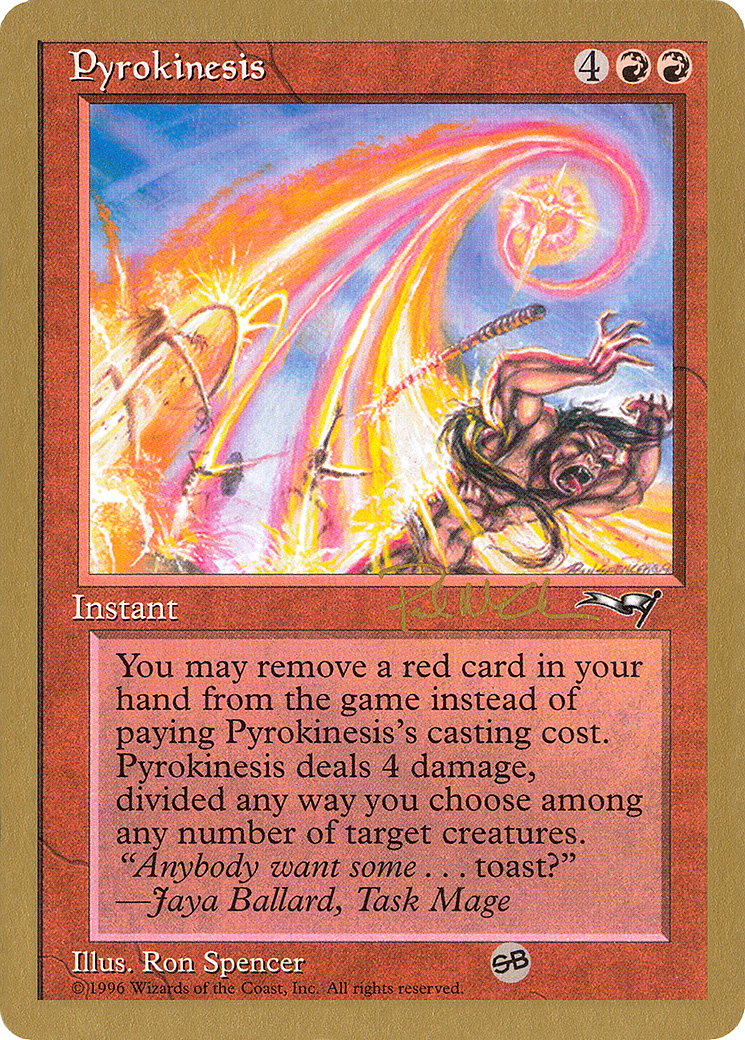Pyrokinesis (WC97-PM78SB) - World Championship Decks 1997 - Premium MTG Single from Wizards of the Coast - Just $1.70! Shop now at Game Crave Tournament Store