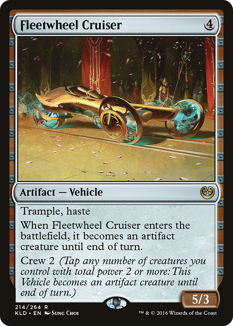 Fleetwheel Cruiser (KLD-214) - Kaladesh - Premium MTG Single from Wizards of the Coast - Just $0.08! Shop now at Game Crave Tournament Store