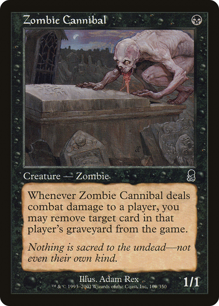 Zombie Cannibal (ODY-169) - Odyssey Foil - Premium MTG Single from Wizards of the Coast - Just $0.35! Shop now at Game Crave Tournament Store