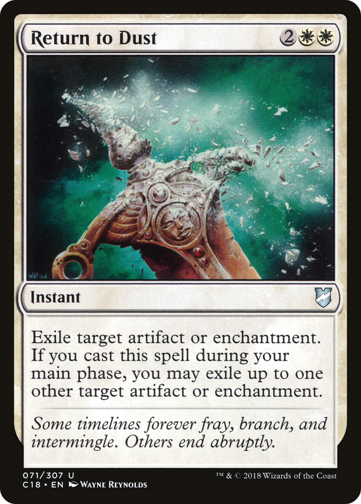 Return to Dust (C18-071) - Commander 2018 - Premium MTG Single from Wizards of the Coast - Just $0.08! Shop now at Game Crave Tournament Store