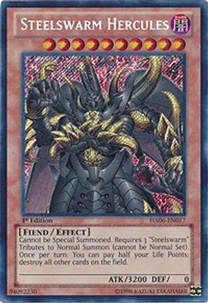 Steelswarm Hercules (HA06-EN017) - Hidden Arsenal 6: Omega Xyz Unlimited - Premium Yugioh Single from Konami - Just $0.79! Shop now at Game Crave Tournament Store
