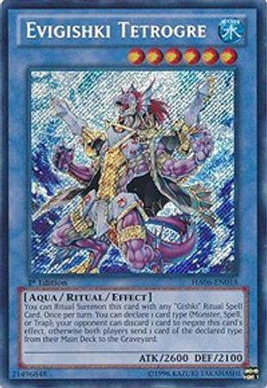 Evigishki Tetrogre (HA06-EN018) - Hidden Arsenal 6: Omega Xyz 1st Edition - Premium Yugioh Single from Konami - Just $0.29! Shop now at Game Crave Tournament Store