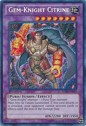 Gem-Knight Citrine (HA06-EN019) - Hidden Arsenal 6: Omega Xyz Unlimited - Premium Yugioh Single from Konami - Just $1.20! Shop now at Game Crave Tournament Store