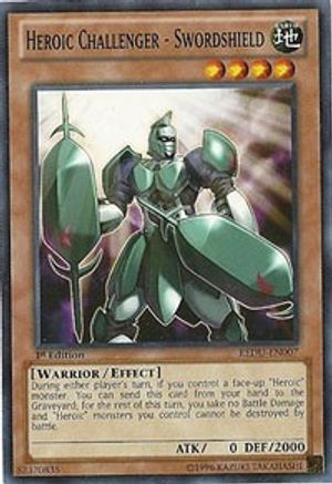 Heroic Challenger - Swordshield (REDU-EN007) - Return of the Duelist 1st Edition - Premium Yugioh Single from Konami - Just $0.26! Shop now at Game Crave Tournament Store