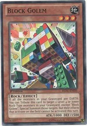 Block Golem (REDU-EN035) - Return of the Duelist 1st Edition - Premium Yugioh Single from Konami - Just $0.26! Shop now at Game Crave Tournament Store