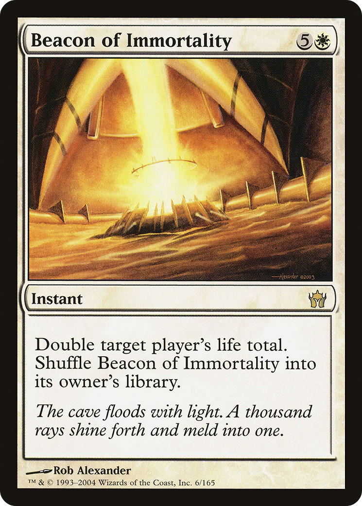 Beacon of Immortality (5DN-006) - Fifth Dawn - Premium MTG Single from Wizards of the Coast - Just $6.39! Shop now at Game Crave Tournament Store