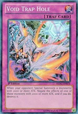 Void Trap Hole (REDU-EN076) - Return of the Duelist Unlimited - Premium Yugioh Single from Konami - Just $0.51! Shop now at Game Crave Tournament Store