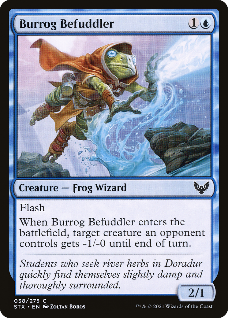 Burrog Befuddler (STX-038) - Strixhaven: School of Mages - Premium MTG Single from Wizards of the Coast - Just $0.08! Shop now at Game Crave Tournament Store