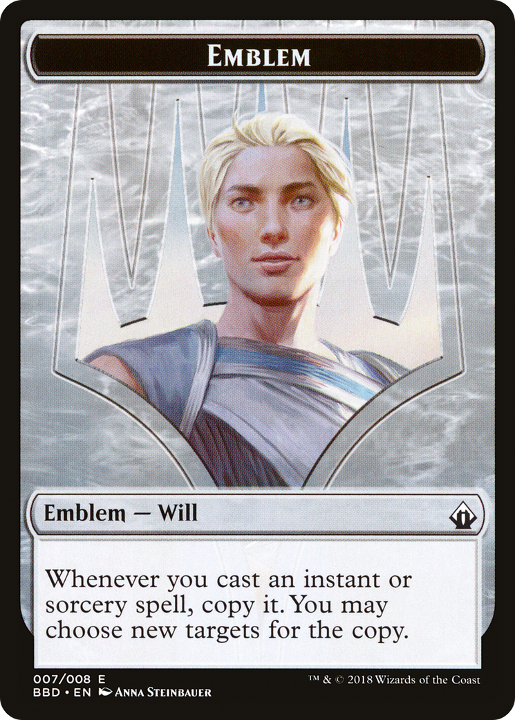 Will Kenrith Emblem (TBBD-007) - Battlebond Tokens - Premium MTG Single from Wizards of the Coast - Just $0.08! Shop now at Game Crave Tournament Store