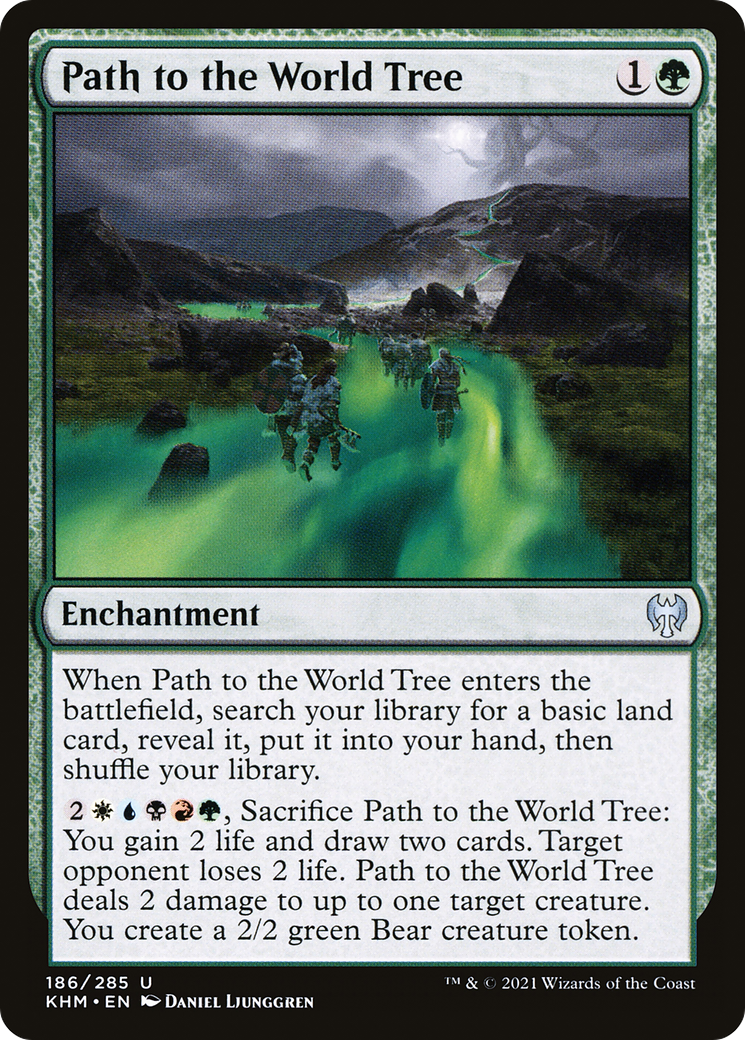 Path to the World Tree (KHM-186) - Kaldheim Foil - Premium MTG Single from Wizards of the Coast - Just $0.25! Shop now at Game Crave Tournament Store