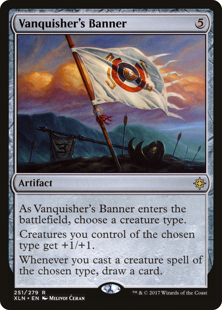 Vanquisher's Banner (XLN-251) - Ixalan - Premium MTG Single from Wizards of the Coast - Just $2.87! Shop now at Game Crave Tournament Store