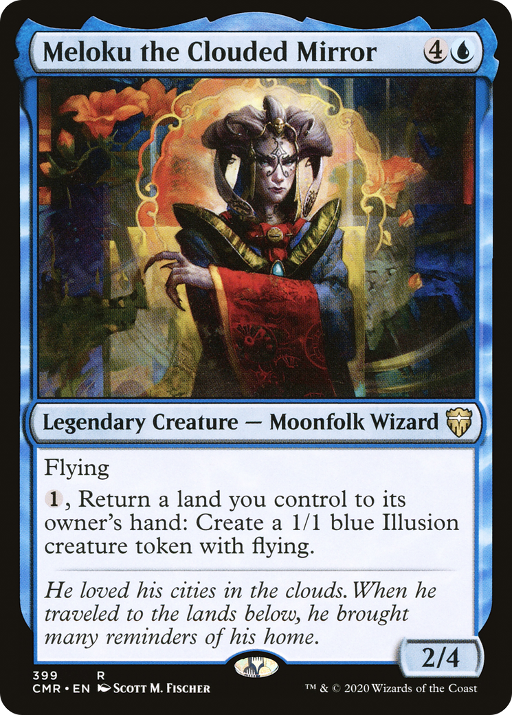 Meloku the Clouded Mirror (CMR-399) - Commander Legends - Premium MTG Single from Wizards of the Coast - Just $0.51! Shop now at Game Crave Tournament Store