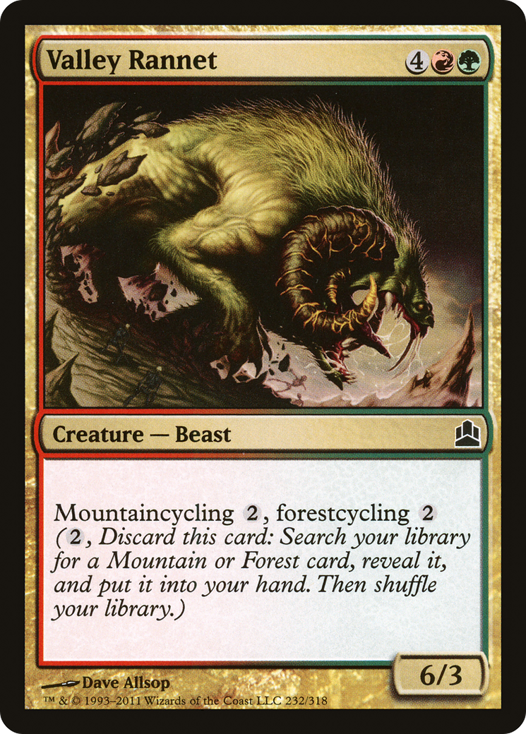 Valley Rannet (CMD-232) - Commander 2011 - Premium MTG Single from Wizards of the Coast - Just $0.08! Shop now at Game Crave Tournament Store