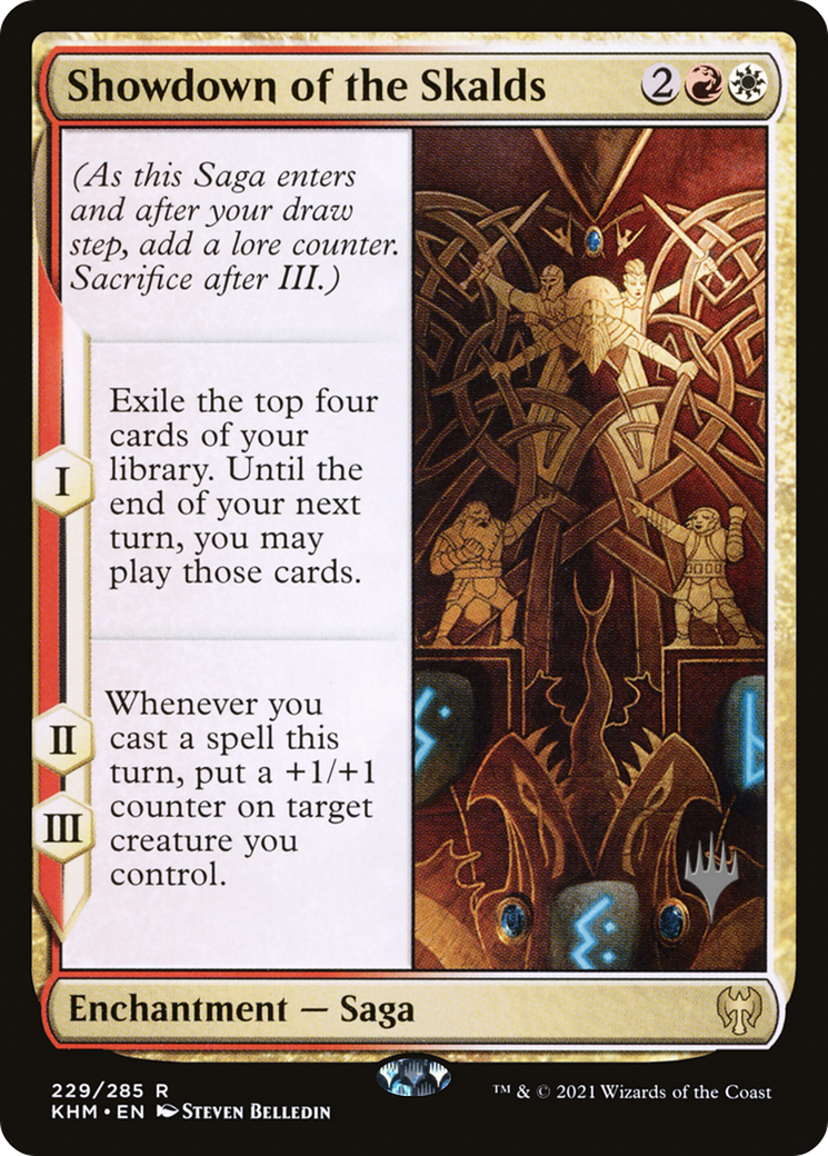 Showdown of the Skalds (PKHM-229P) - Kaldheim Promos - Premium MTG Single from Wizards of the Coast - Just $0.39! Shop now at Game Crave Tournament Store