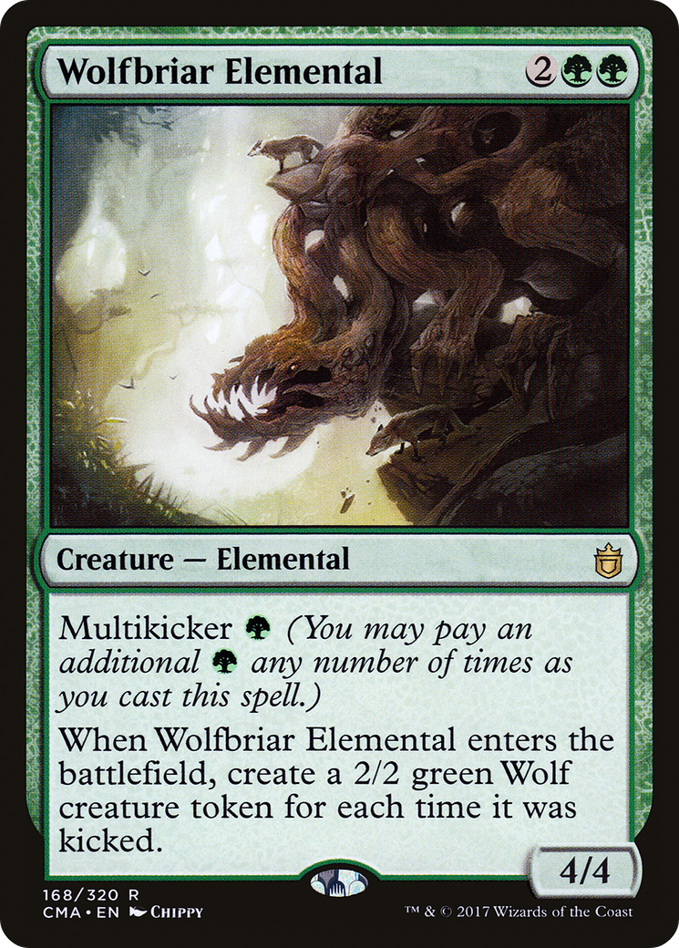 Wolfbriar Elemental (CMA-168) - Commander Anthology - Premium MTG Single from Wizards of the Coast - Just $0.13! Shop now at Game Crave Tournament Store