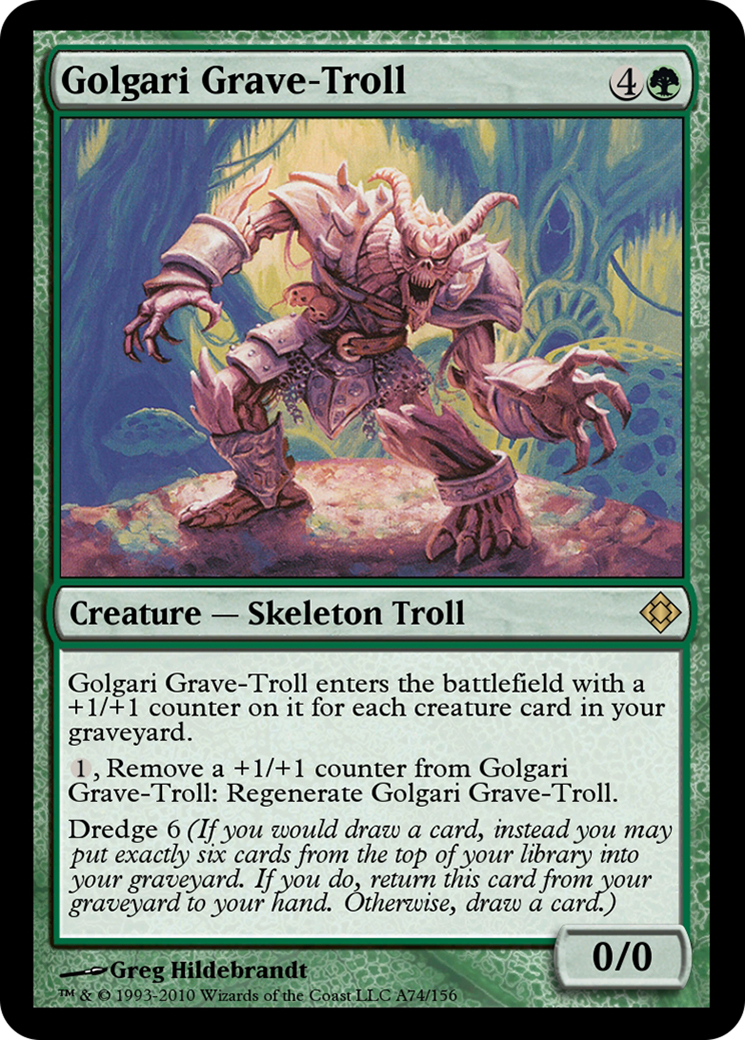 Golgari Grave-Troll (TD0-A74) - Magic Online Theme Decks - Premium MTG Single from Wizards of the Coast - Just $0! Shop now at Game Crave Tournament Store