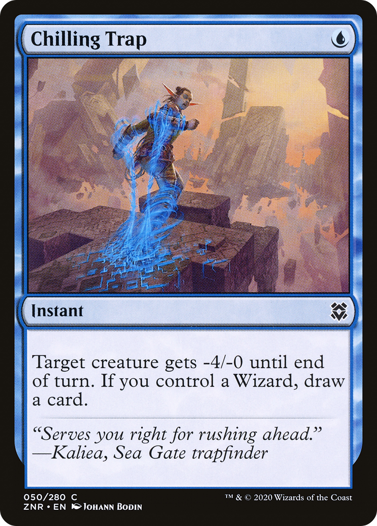 Chilling Trap (ZNR-050) - Zendikar Rising - Premium MTG Single from Wizards of the Coast - Just $0.08! Shop now at Game Crave Tournament Store