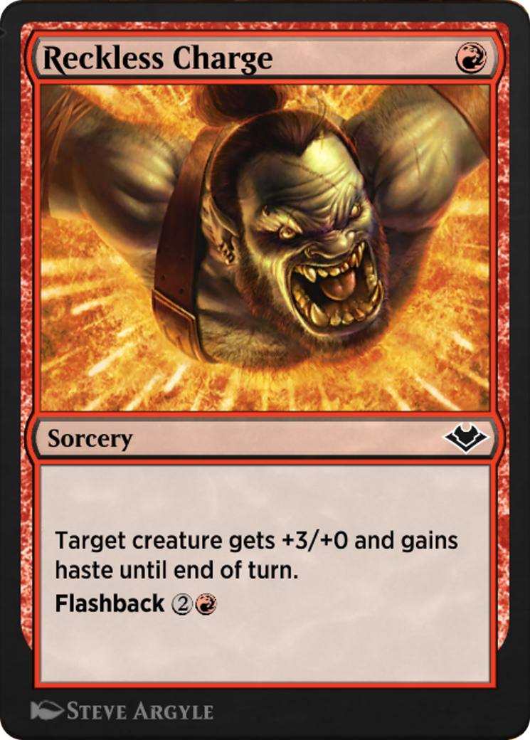 Reckless Charge (J21-500) - Jumpstart: Historic Horizons - Premium MTG Single from Wizards of the Coast - Just $0! Shop now at Game Crave Tournament Store