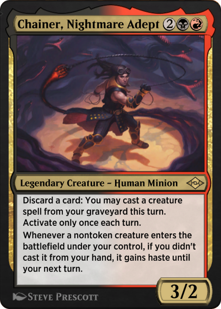 Chainer, Nightmare Adept (J21-683) - Jumpstart: Historic Horizons - Premium MTG Single from Wizards of the Coast - Just $0! Shop now at Game Crave Tournament Store