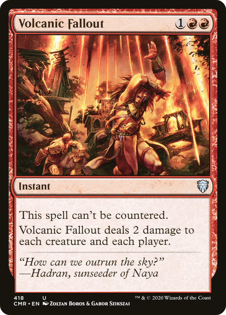 Volcanic Fallout (CMR-418) - Commander Legends - Premium MTG Single from Wizards of the Coast - Just $0.08! Shop now at Game Crave Tournament Store
