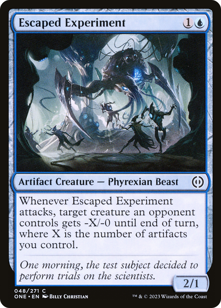 Escaped Experiment (ONE-048) - Phyrexia: All Will Be One - Premium MTG Single from Wizards of the Coast - Just $0.08! Shop now at Game Crave Tournament Store