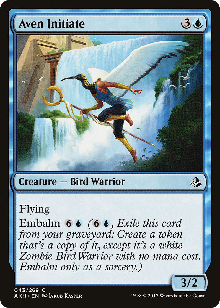 Aven Initiate (AKH-043) - Amonkhet Foil - Premium MTG Single from Wizards of the Coast - Just $0.08! Shop now at Game Crave Tournament Store