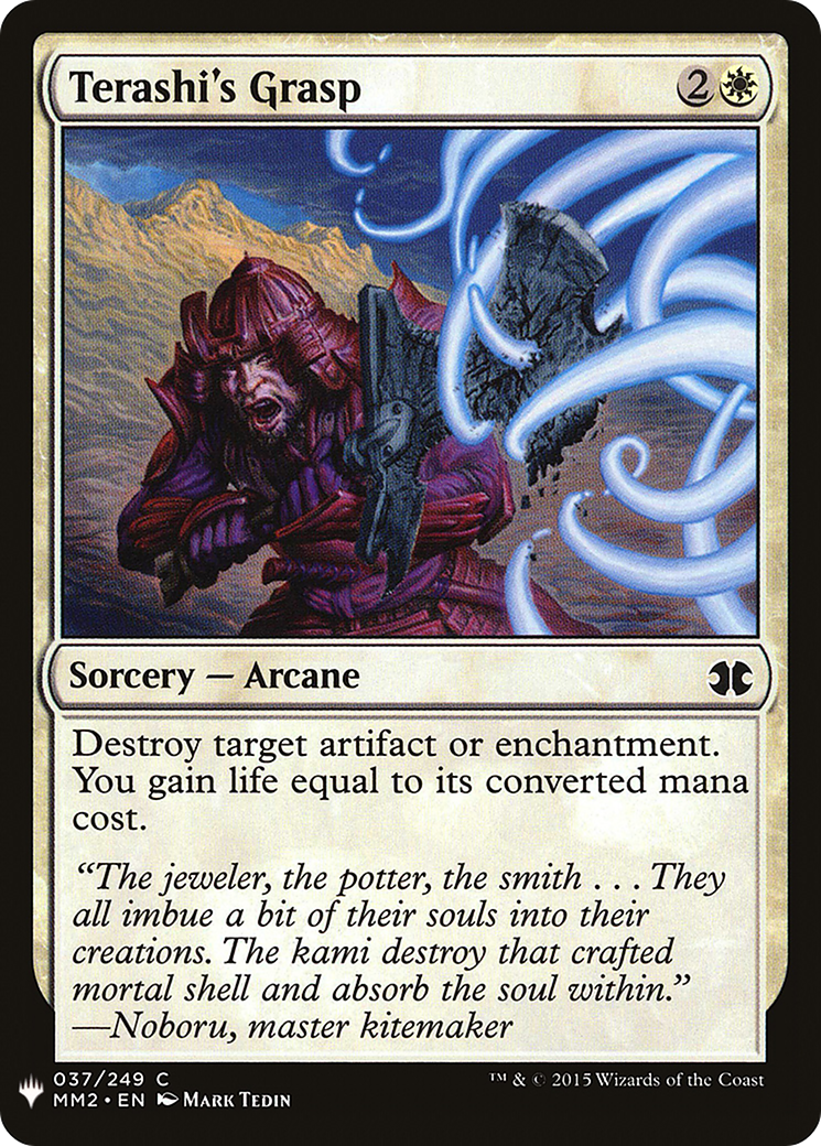 Terashi's Grasp (MB1-257) - Mystery Booster - Premium MTG Single from Wizards of the Coast - Just $0.08! Shop now at Game Crave Tournament Store