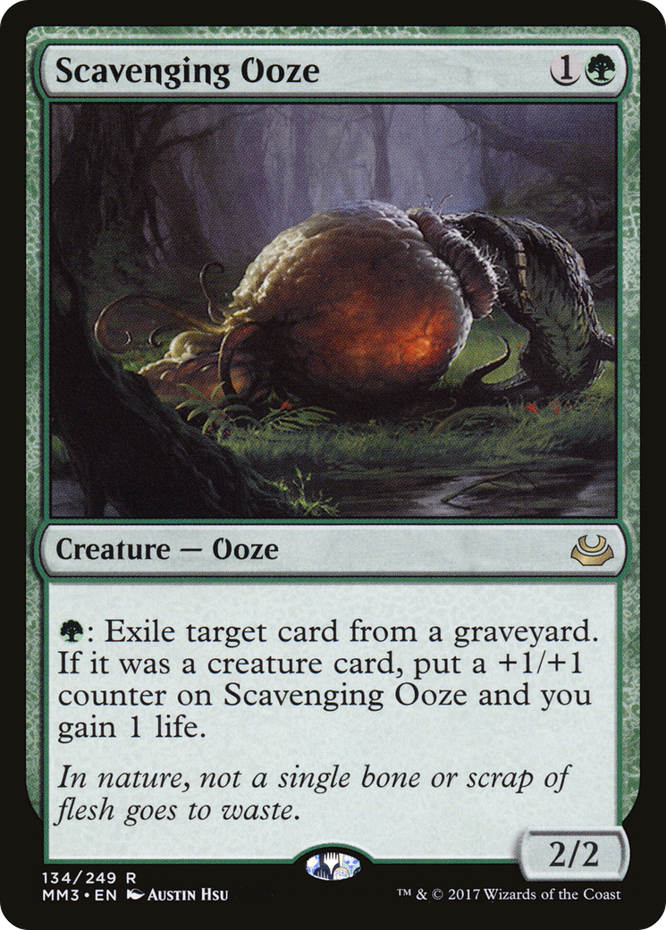 Scavenging Ooze (MM3-134) - Modern Masters 2017 - Premium MTG Single from Wizards of the Coast - Just $0.08! Shop now at Game Crave Tournament Store
